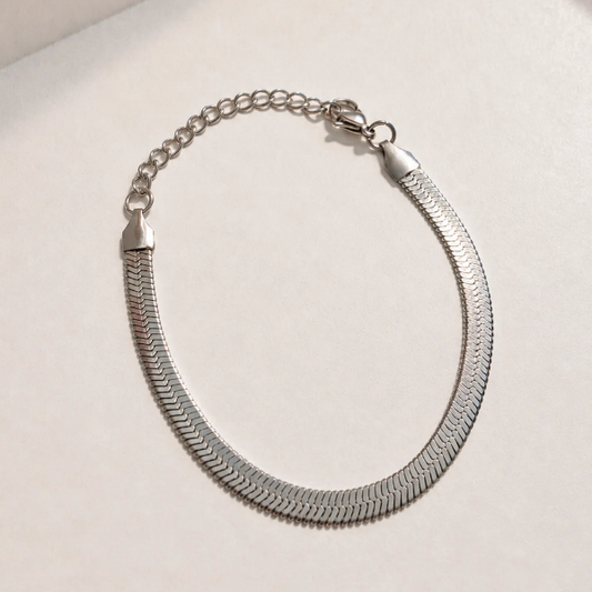 Pulsera plana Silver